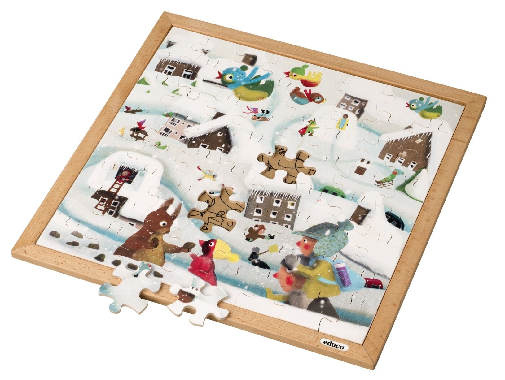 Puzzle Météo extrême - le froid - 64 pièces