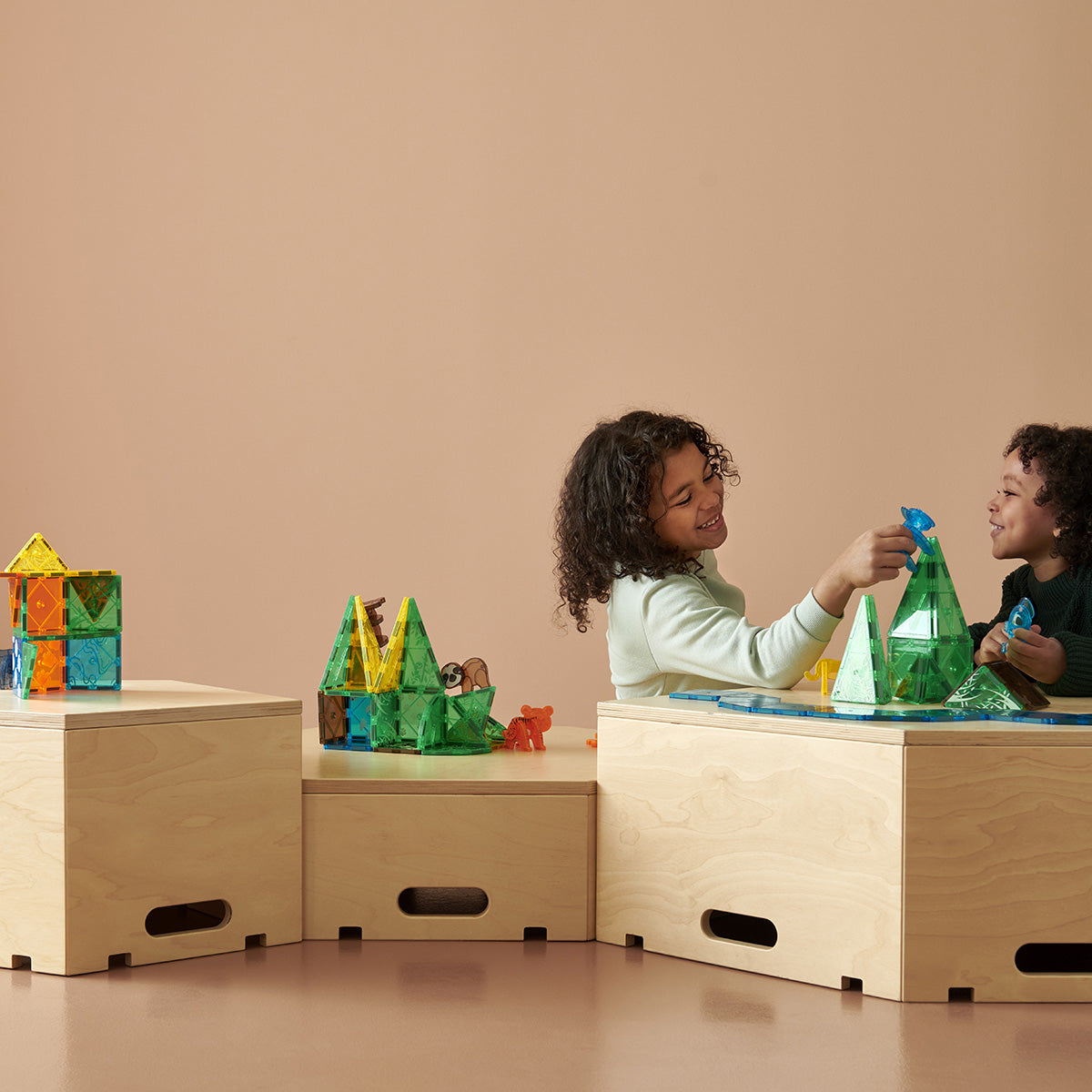 MagGenius 38 blocs magnétiques Jungle - boite carton