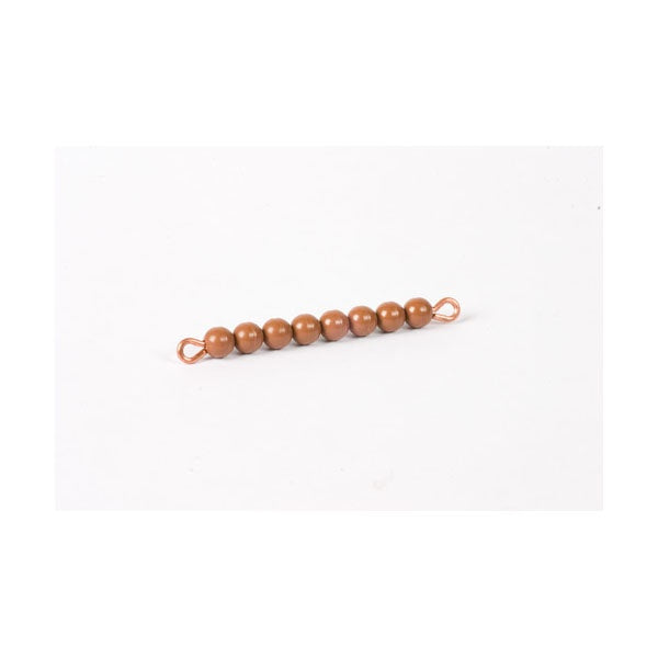 Image of Stange-von-8-in-den-Perlen-Nylon-individuell-braun