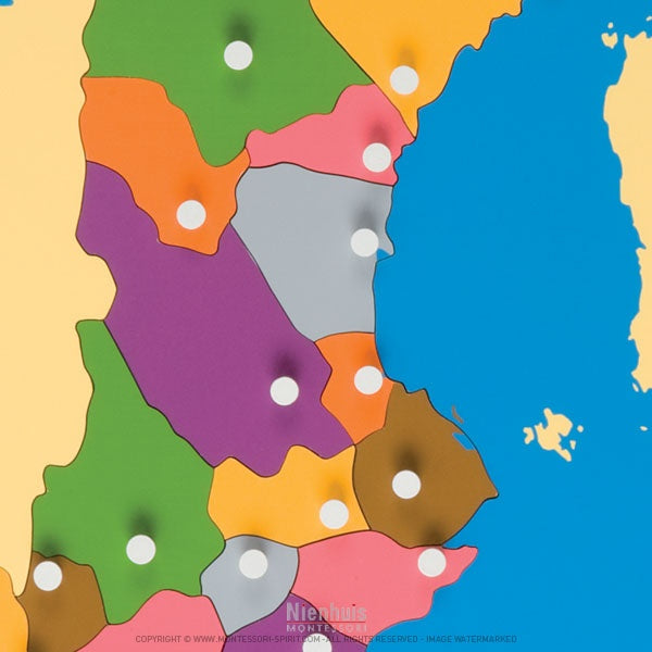 Image of Puzzlekarte-von-Schweden
