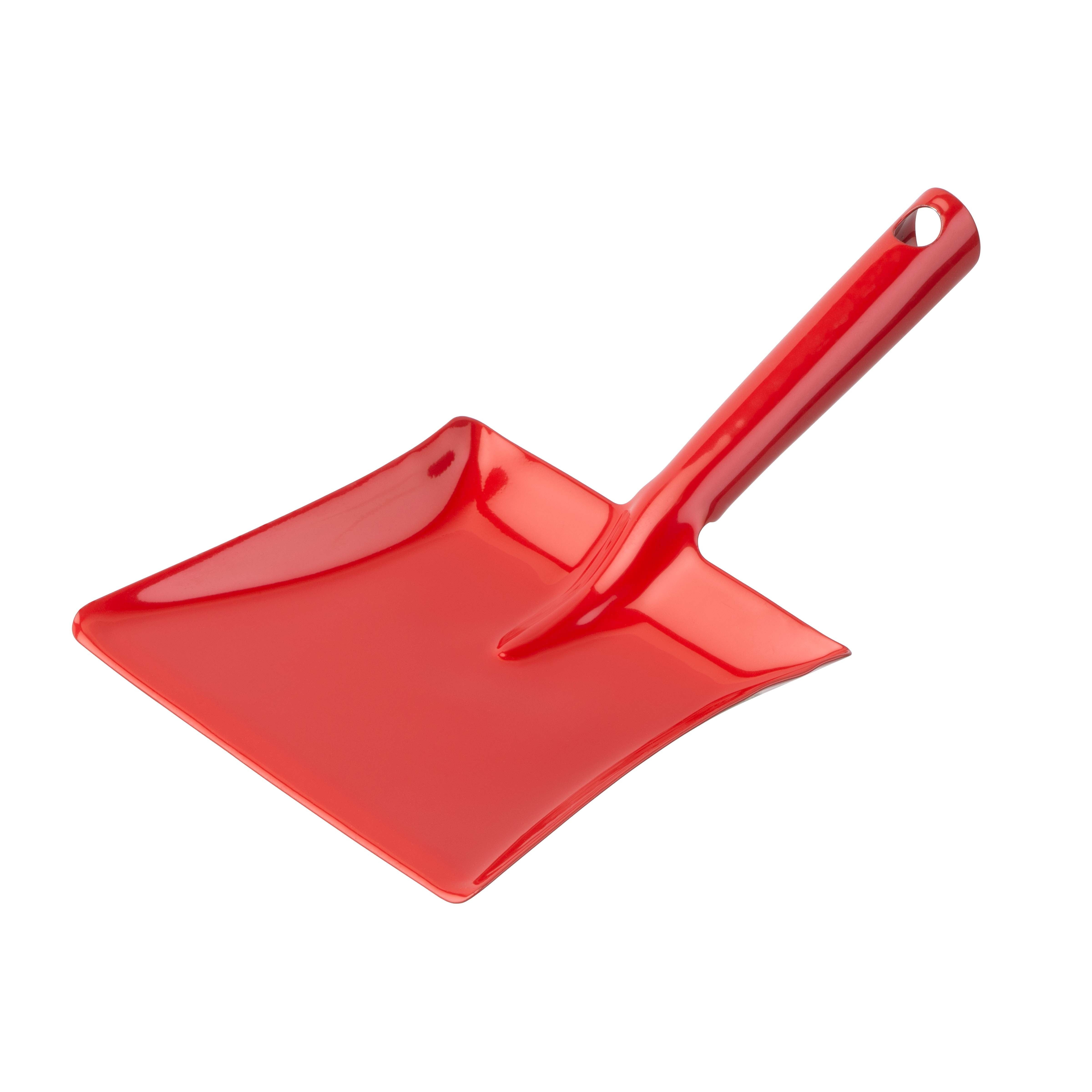 Rote Mini-Staubschaufel