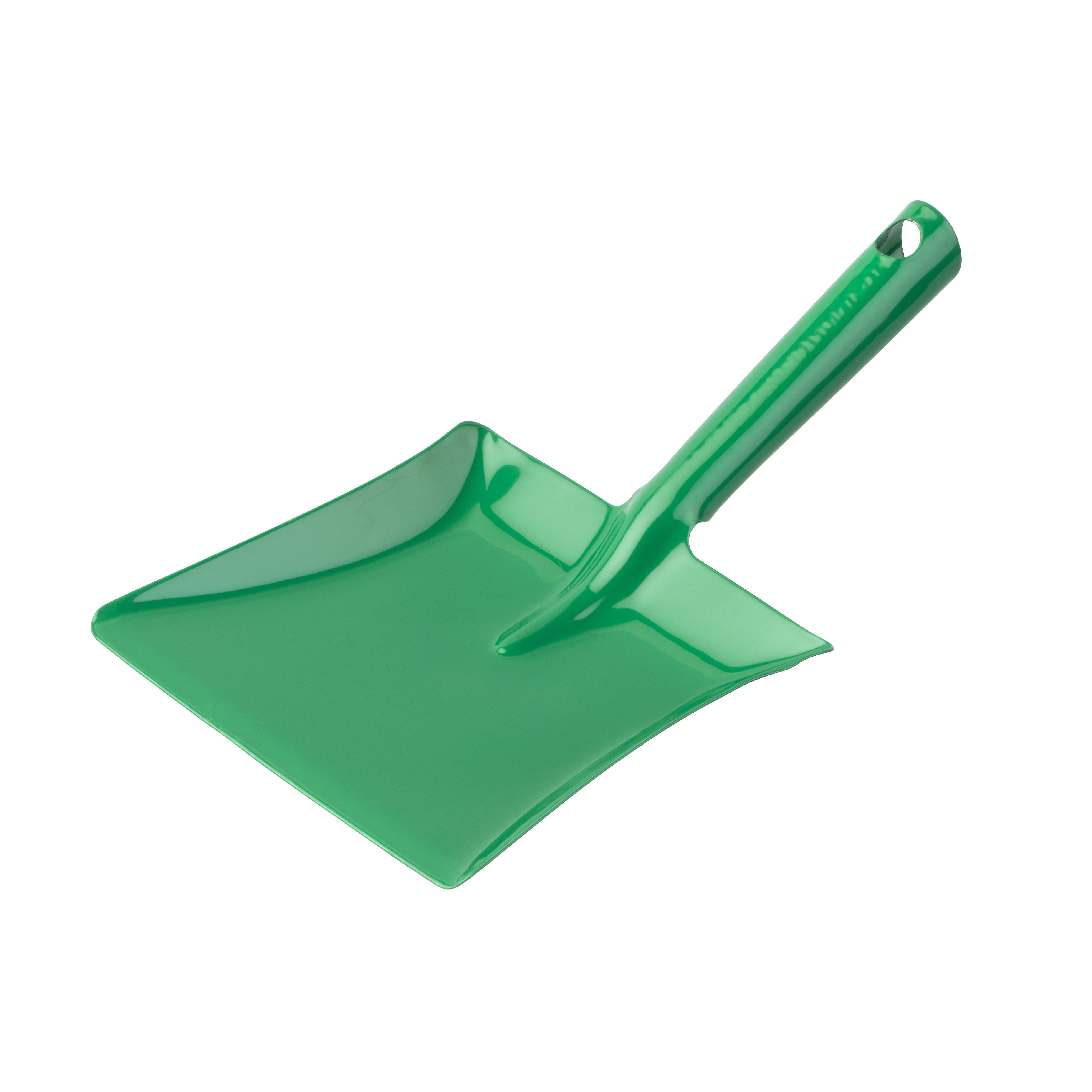 Grüne Mini-Staubschaufel