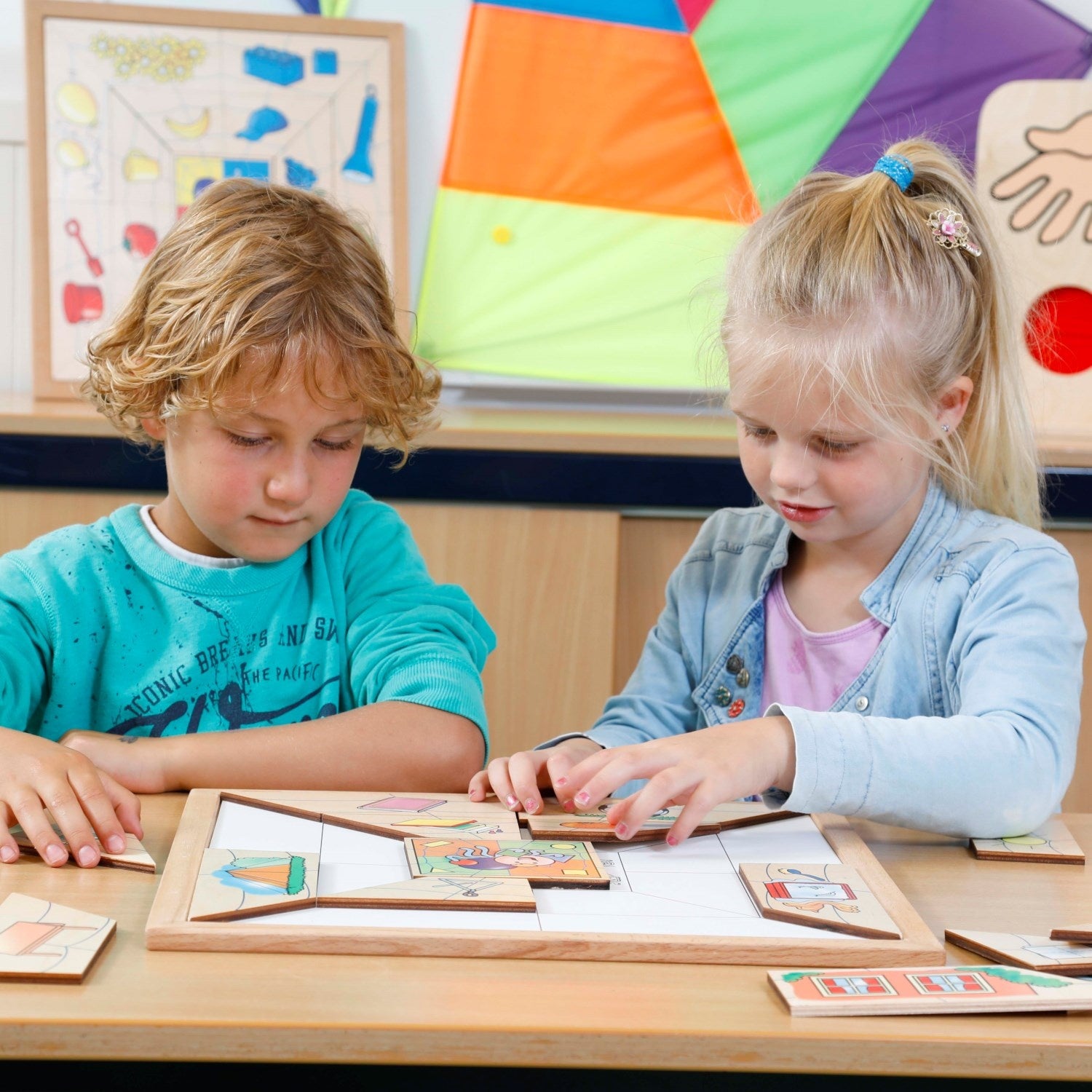 Sortierpuzzle Spinnen - Formen