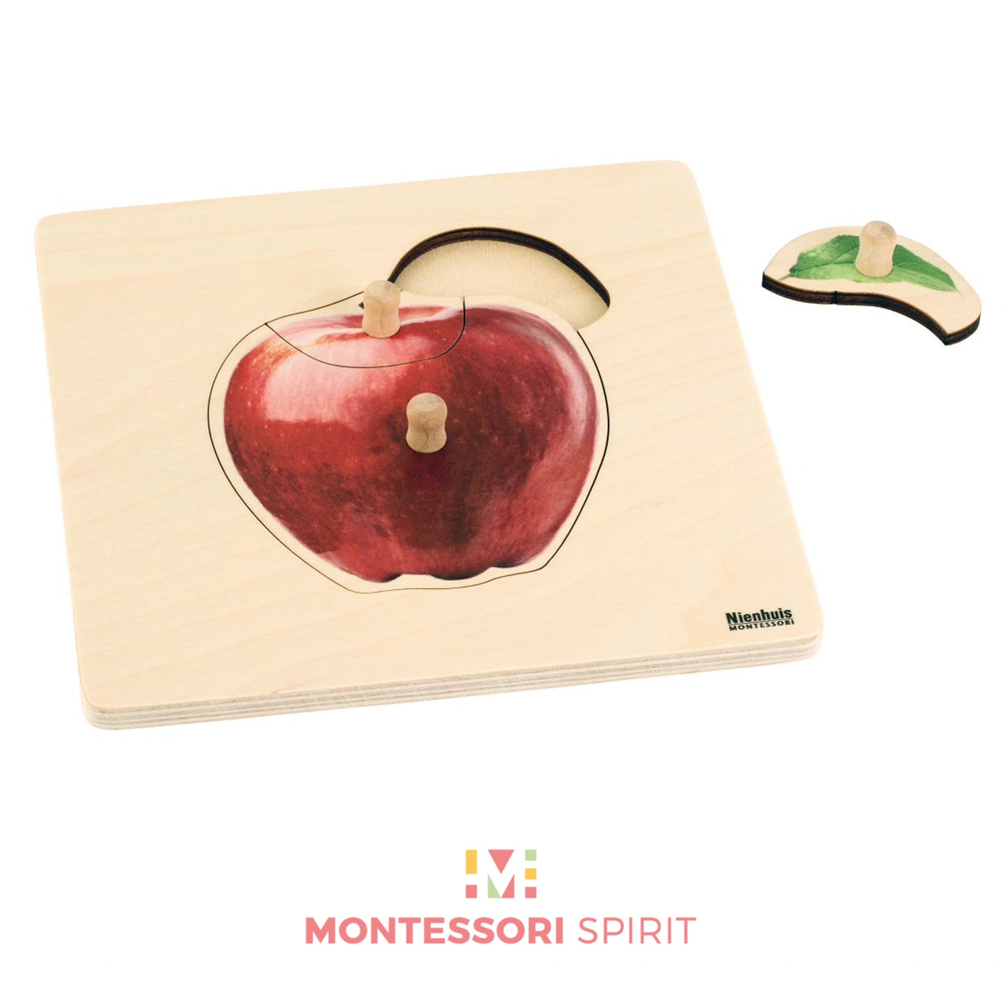 Puzzle für Kleinkinder: Apfel