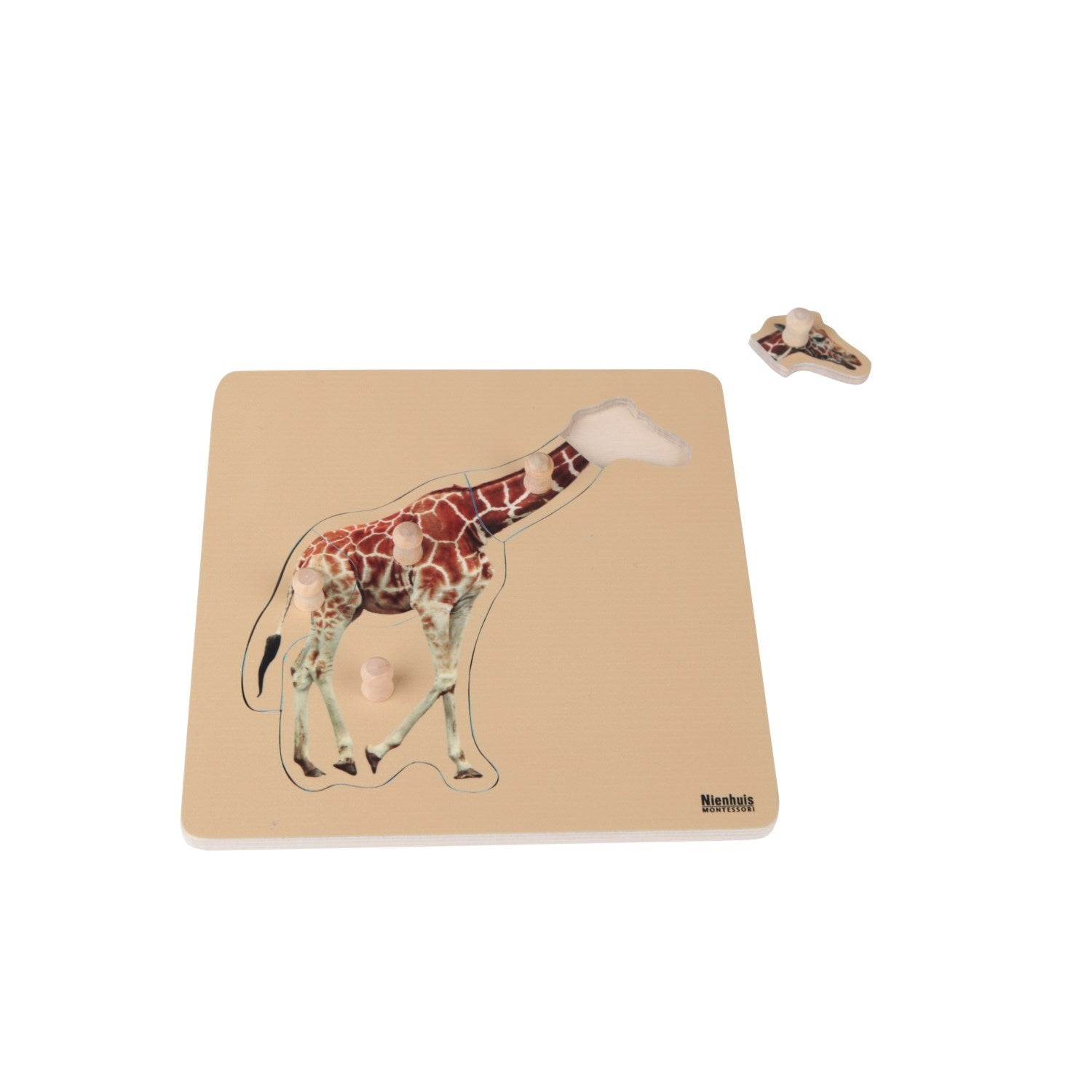 Puzzle für alle Kleinen: Giraffe