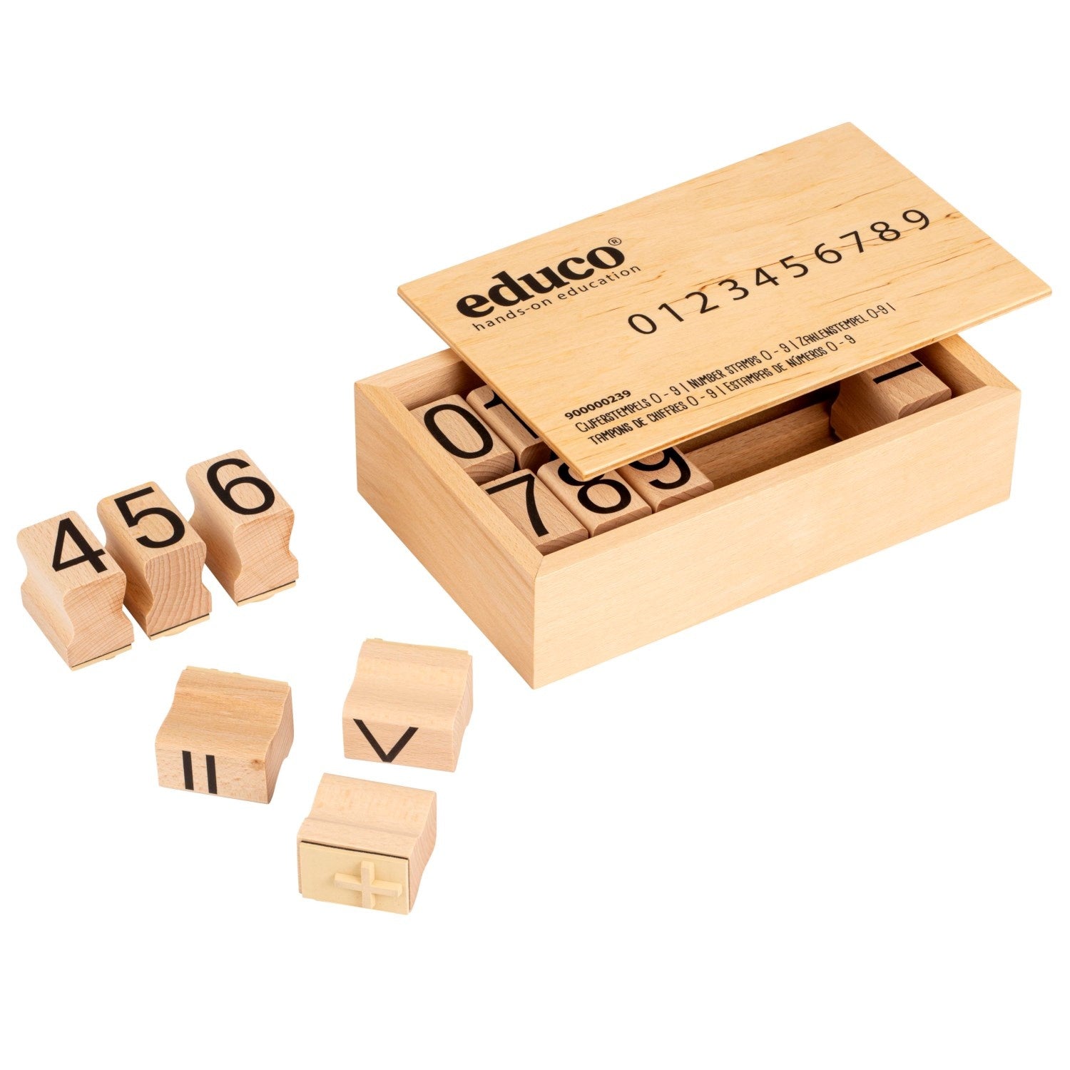 Zahlenstempel - 0 bis 9
