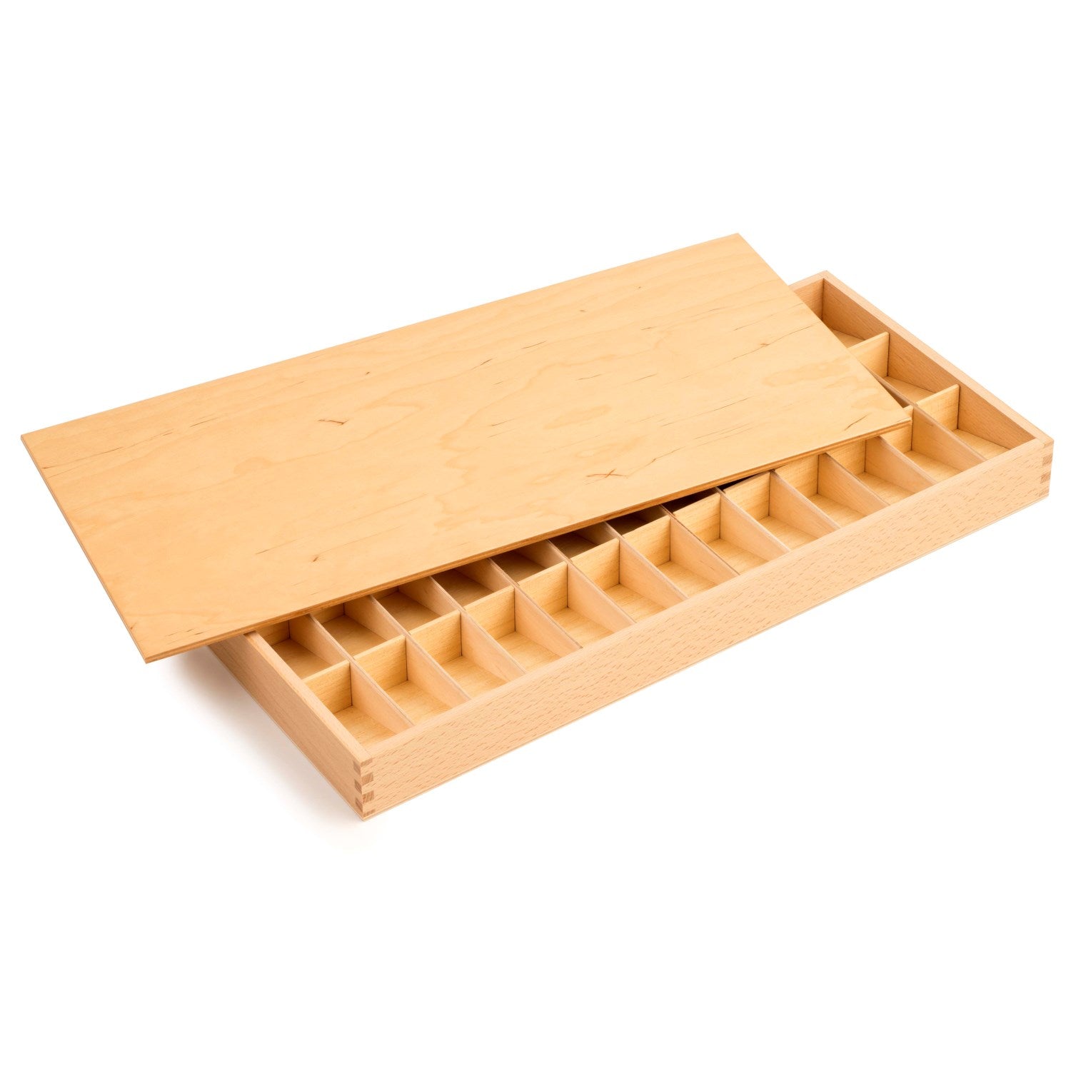 Box for printed alphabet