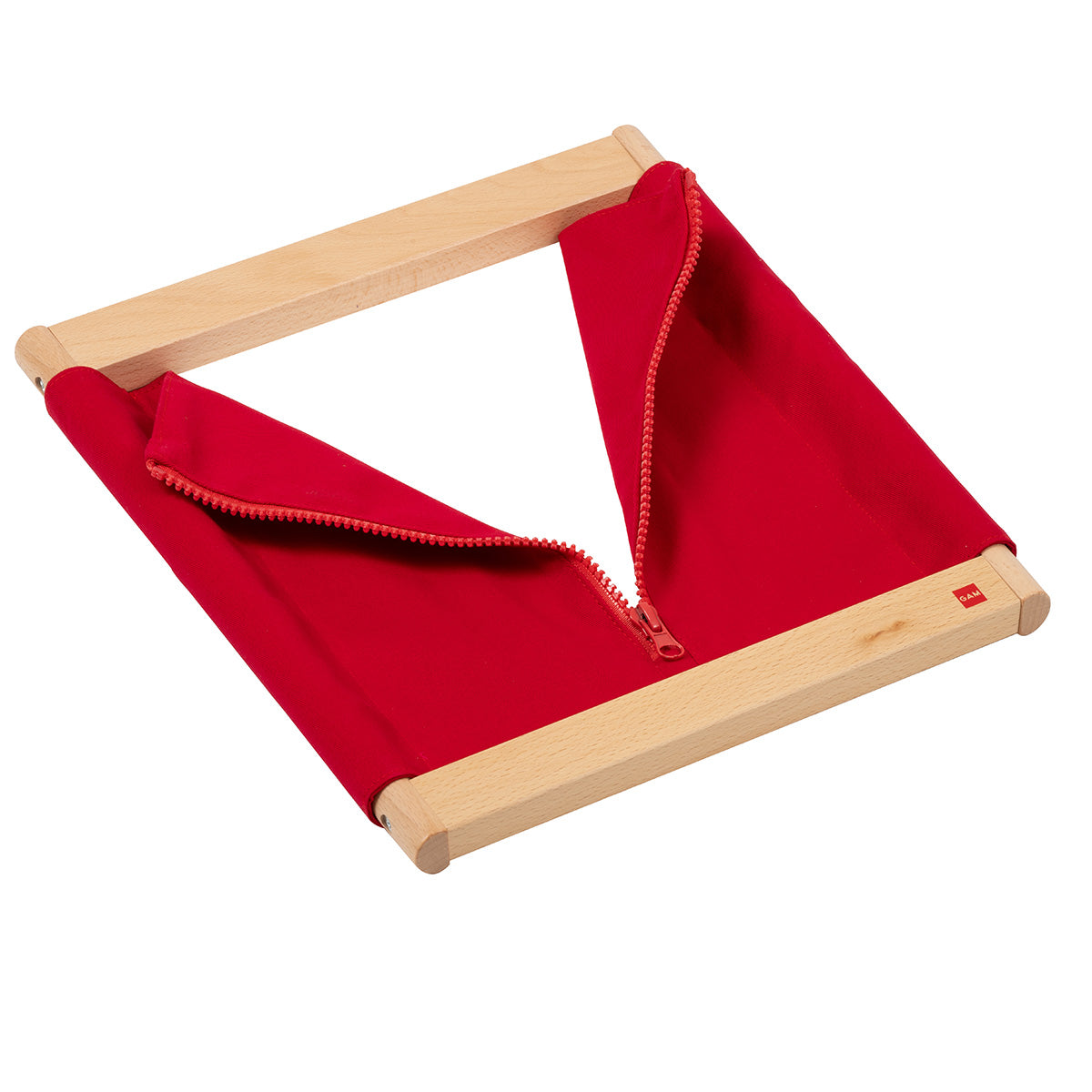 Zippered trim frame