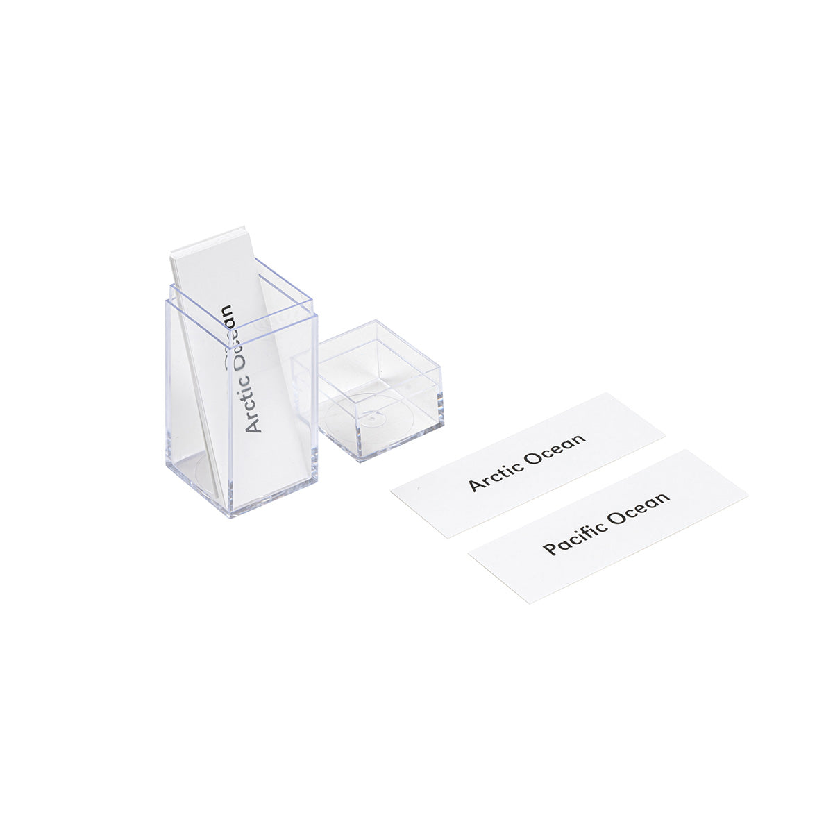 Ocean map labels (English)