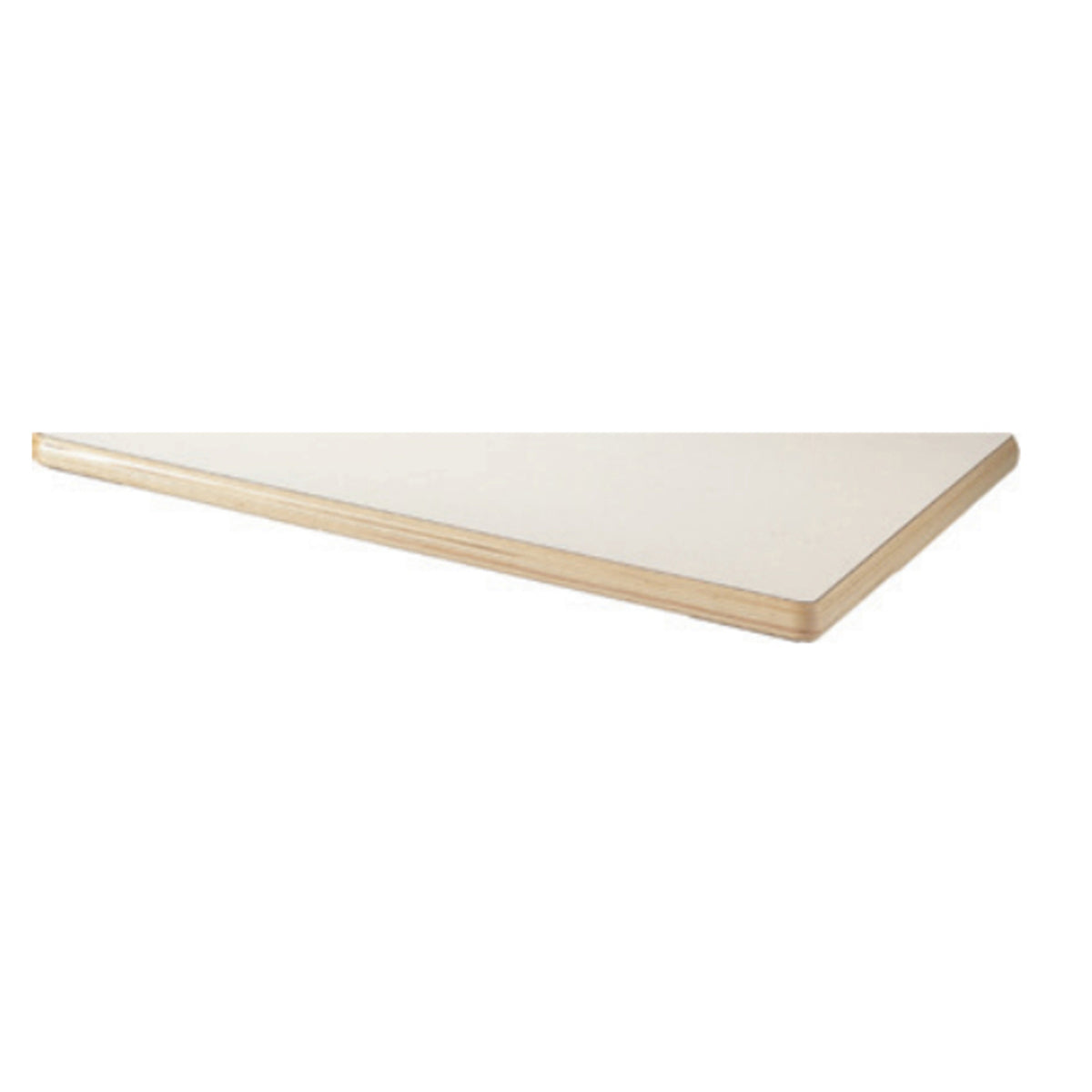 Triangular table top 94.5x128x2.6h cm