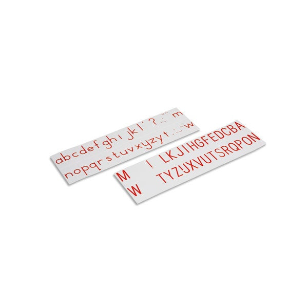 Image of Alphabet-print-script-red