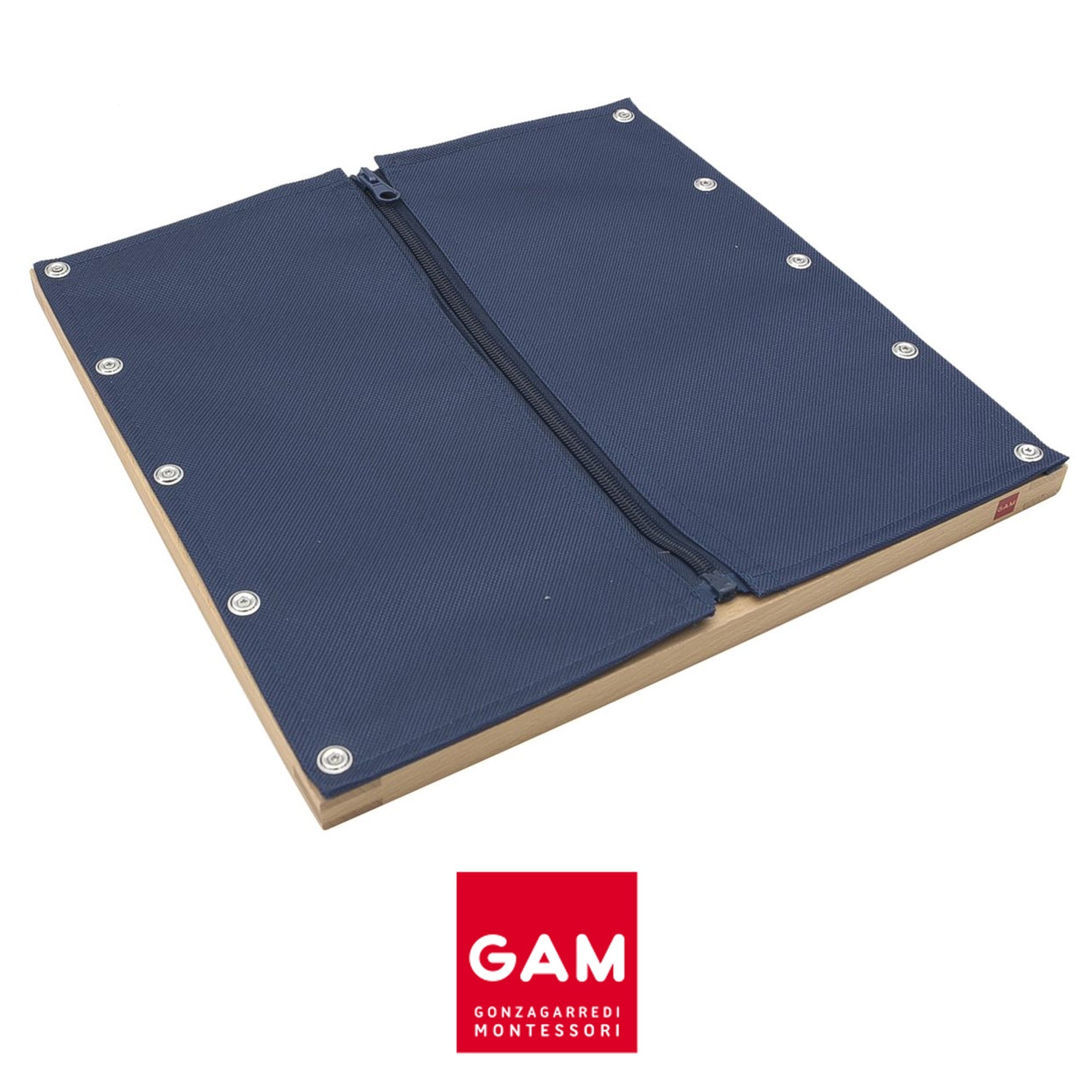 Zippered trim frame
