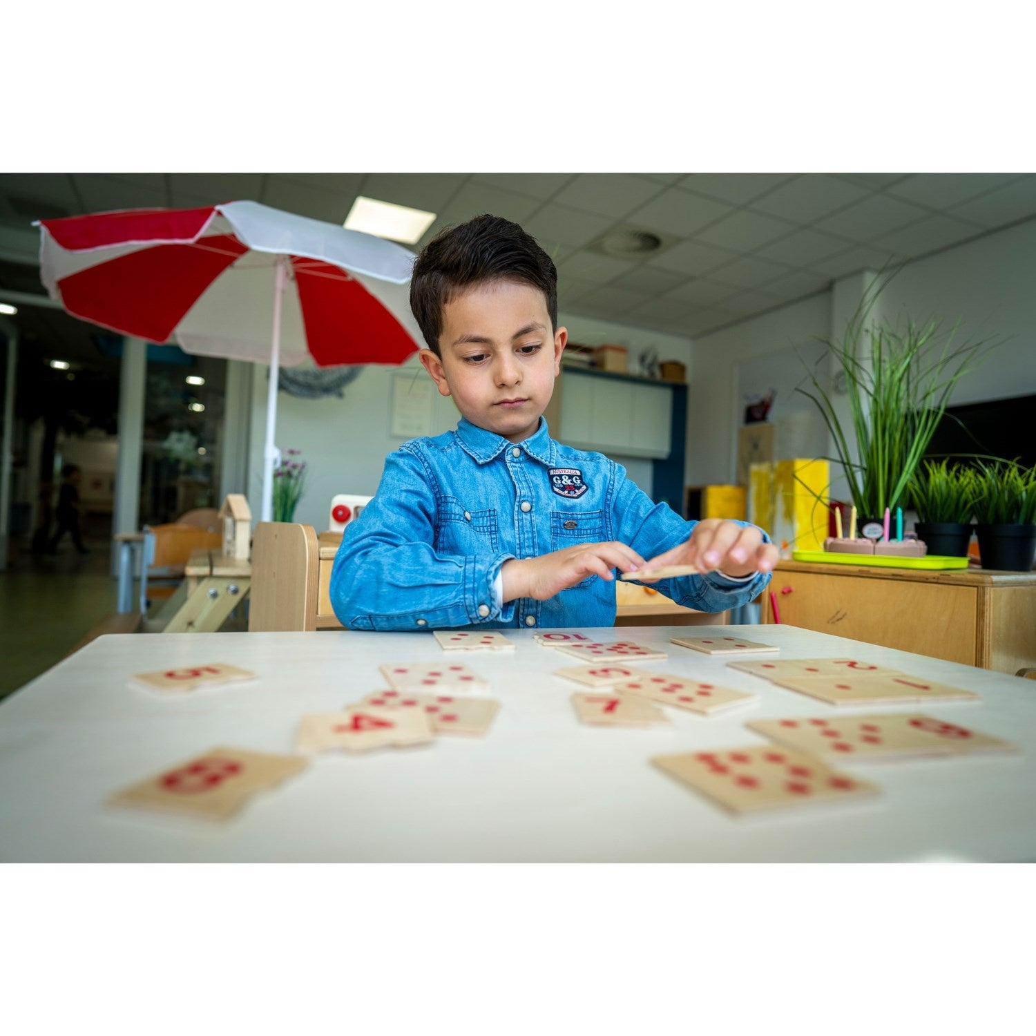 Puzzle numbers from 1 to 10