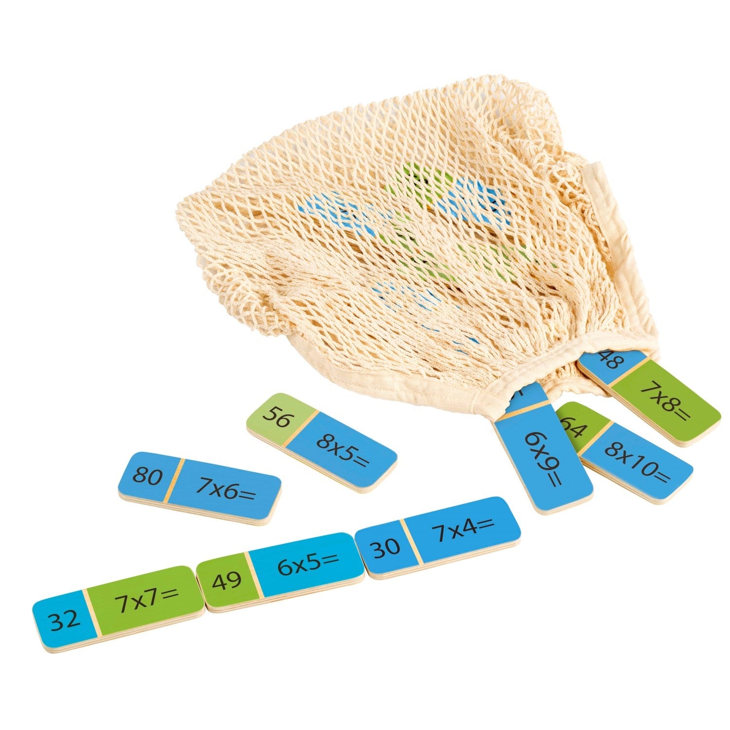 Math Dominoes - Multiplication