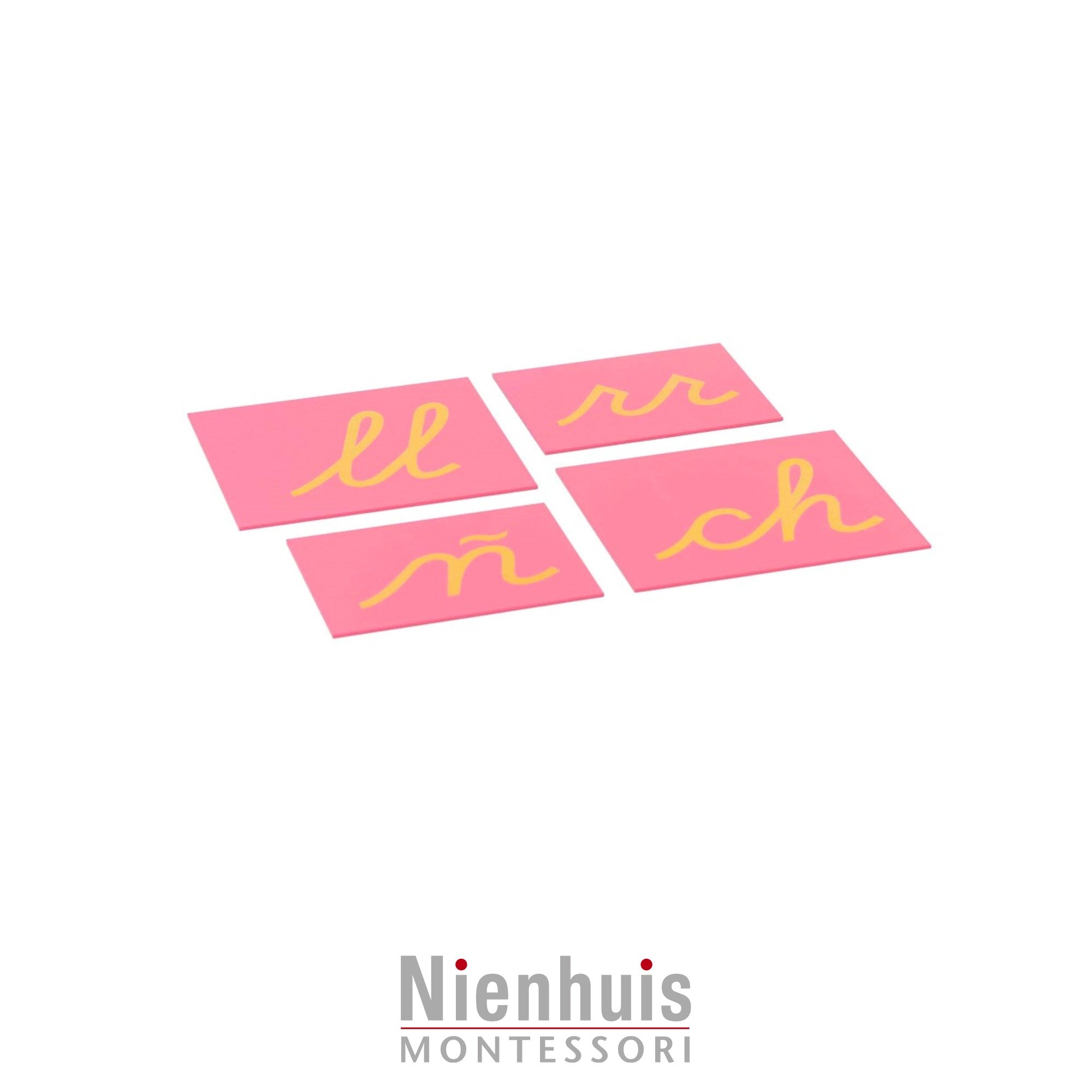 Spanish complementary rough letter game - cursive