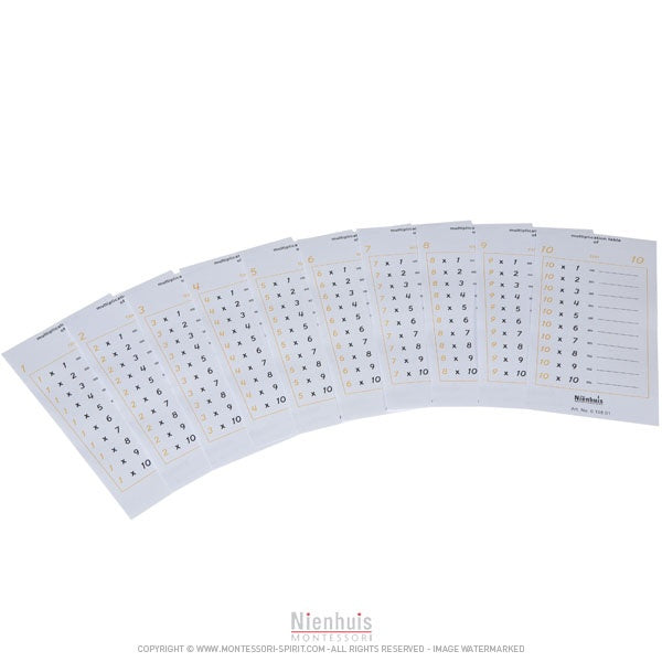 Image of Tables-de-multiplication