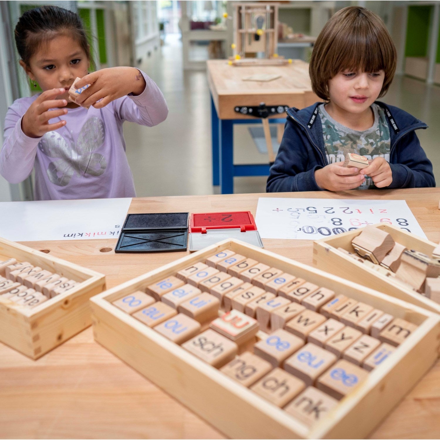 Alphabet stamps
