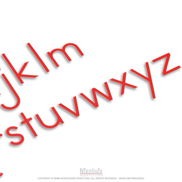 Imagen de Alphabet-mobile-medium-script-red