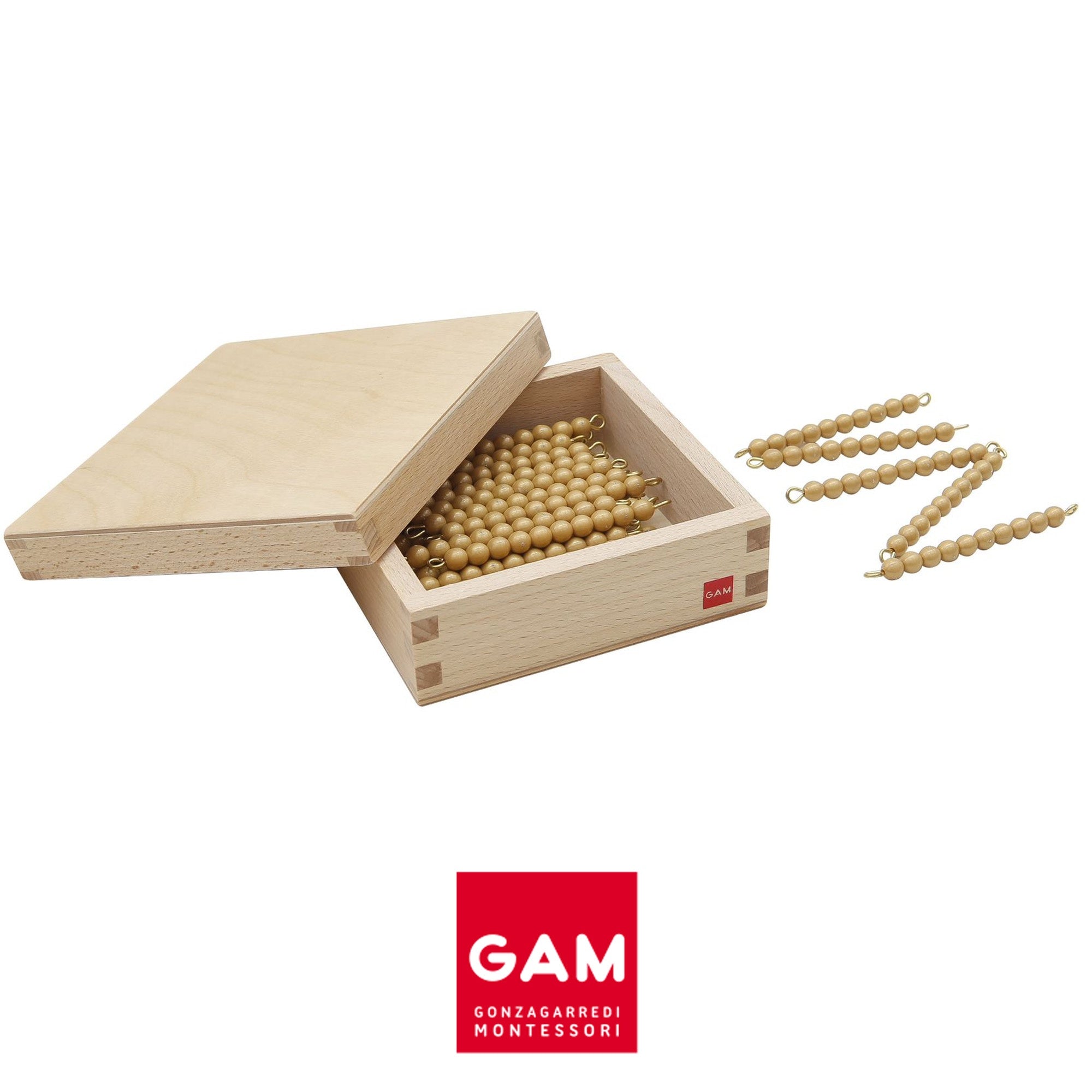 Caja de 45 barras de 10 perlas de nylon