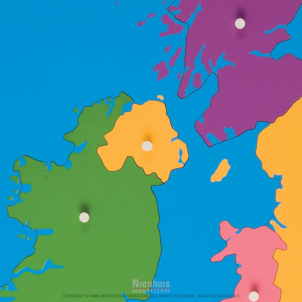 Imagen de Carte-puzzle-du-royaume-uni