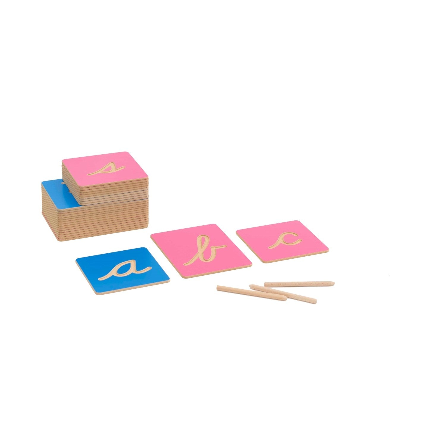 Letras huecas - US cursive