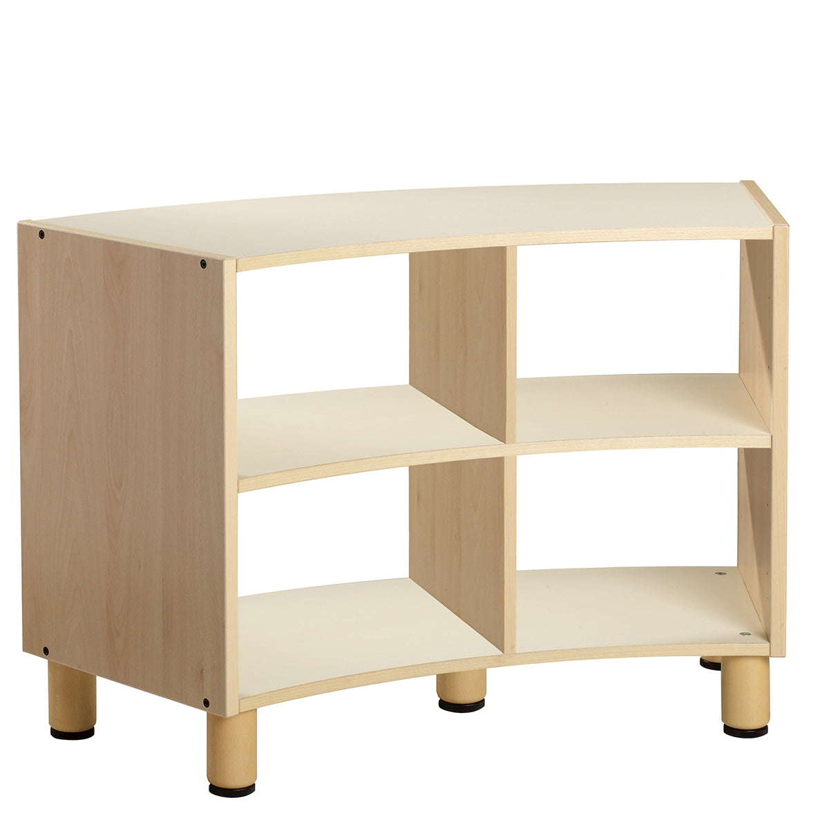 Armadio aperto a 45° curvo 110x41x70h cm