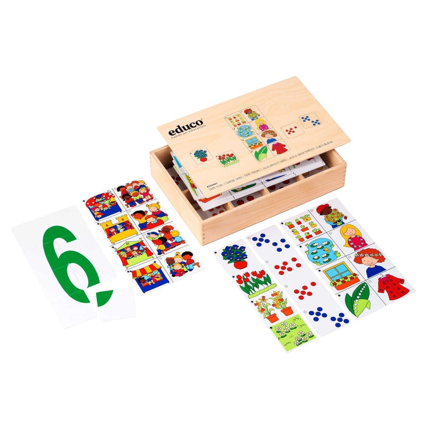 Gioco di conteggio a tema