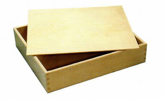 Scatola portaoggetti - Legno - 40 x 34 x 8 cm
