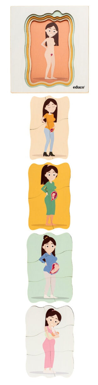 Puzzle della crescita - ciclo di vita umano